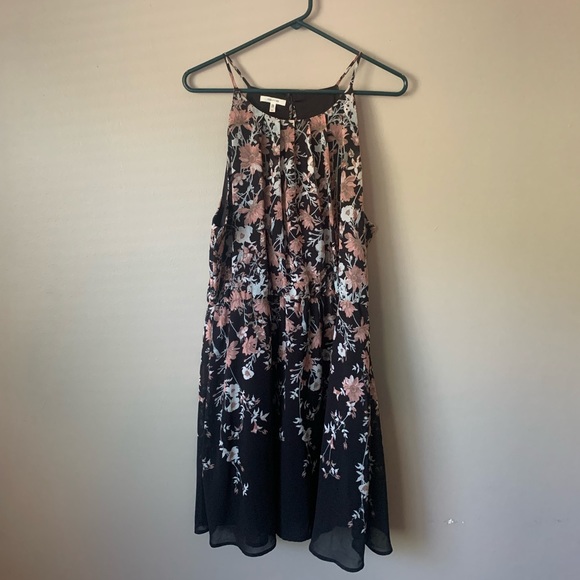 Maurices Dresses & Skirts - Maurices Black & Blush Pink Floral Dress